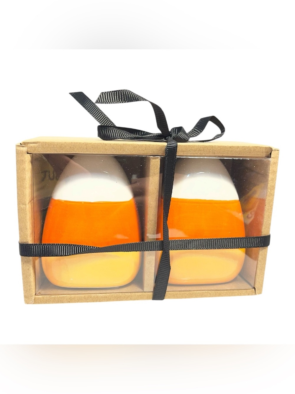 Halloween Candy Corn Salt & Pepper Shakers - NWT **